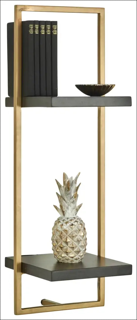 Sieninė lentyna SI2192 - €43 Save 50% 25-50, __label:Pristatymas 1-2 d.d., biuro-baldai, biuro-lentynos, color-auksine