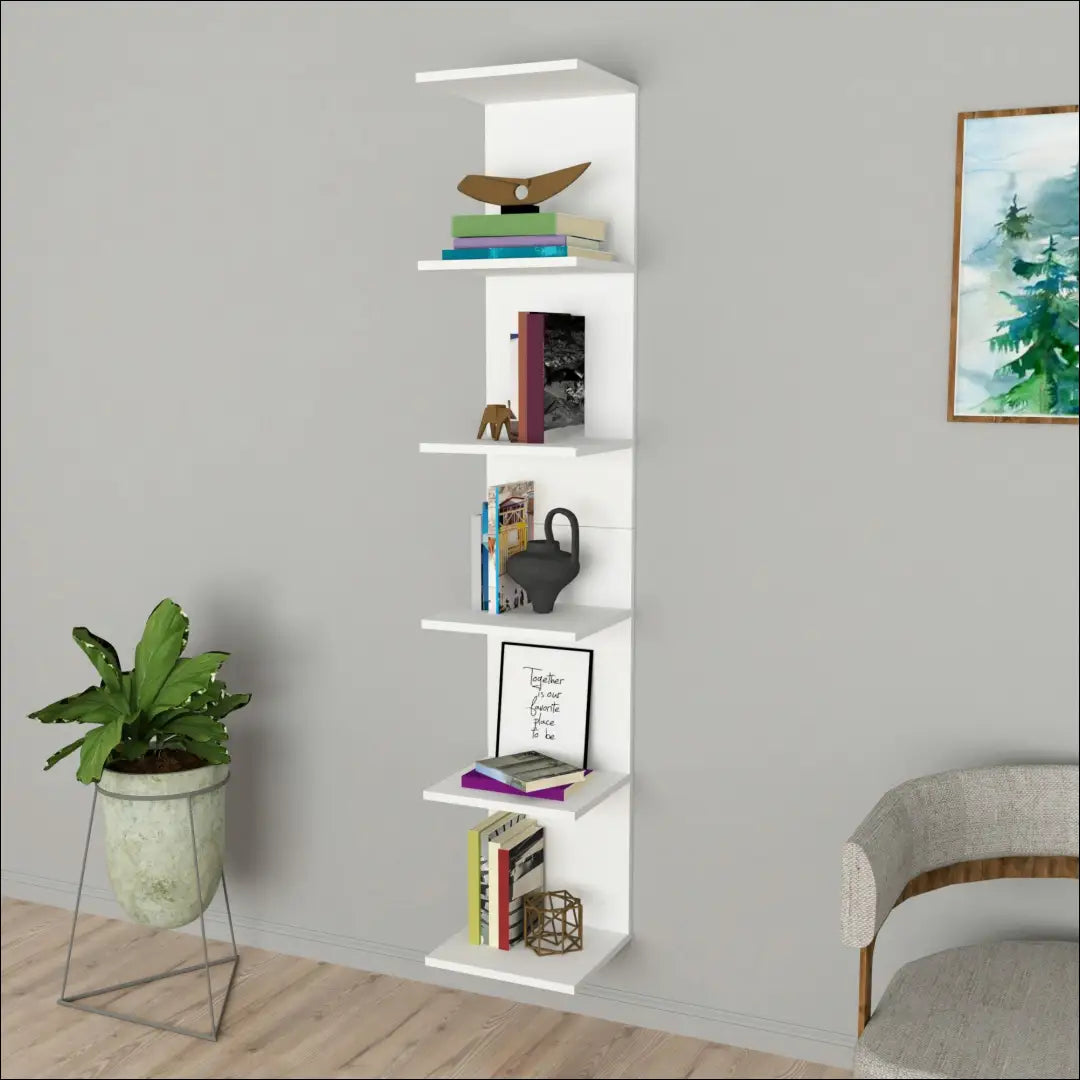 Sieninė lentyna SI2347 - €34 Save 50% 25-50, __label:Pristatymas 1-2 d.d., biuro-baldai, biuro-lentynos, color-balta