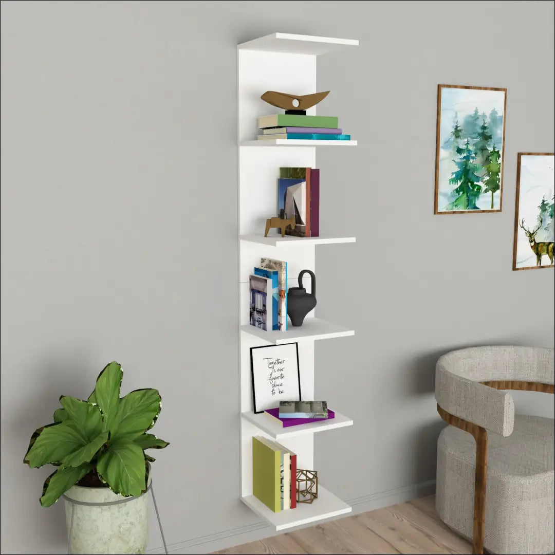 Sieninė lentyna SI2347 - €34 Save 50% 25-50, __label:Pristatymas 1-2 d.d., biuro-baldai, biuro-lentynos, color-balta