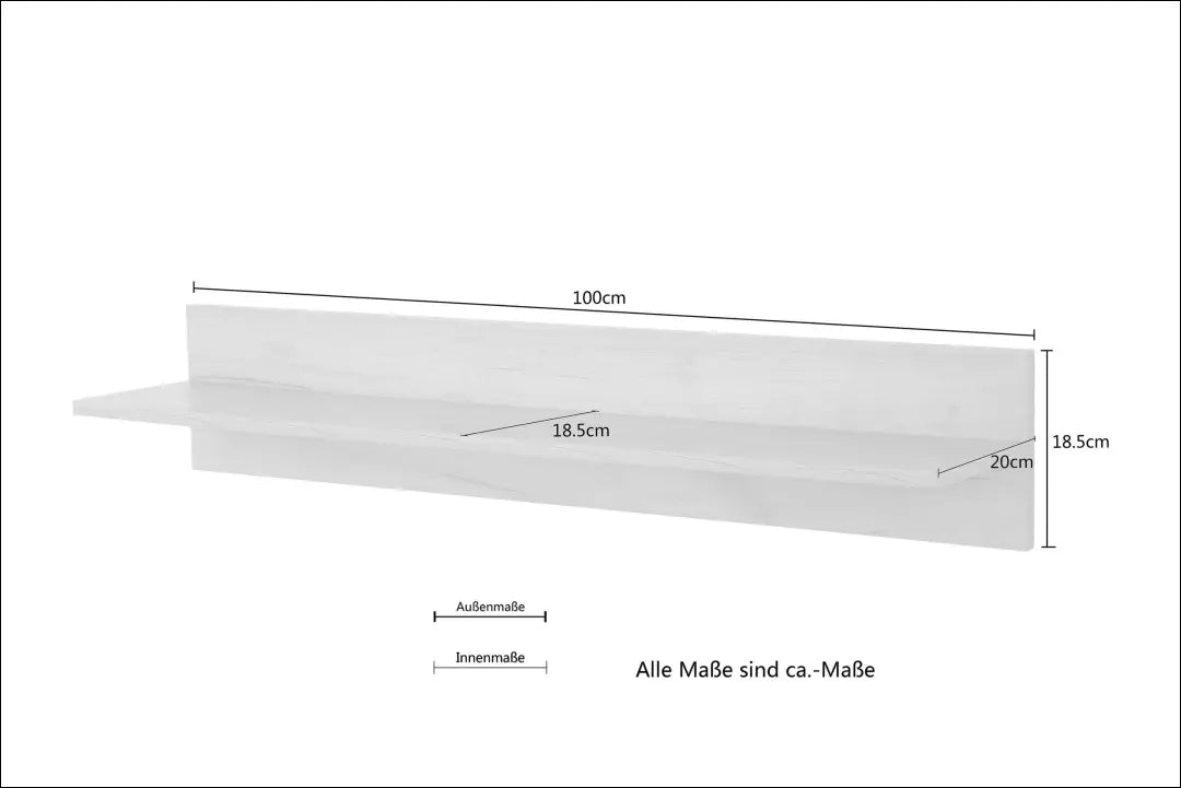 Sieninė lentyna SI2366 - €18 Save 50% __label:Pristatymas 1-2 d.d., biuro-baldai, biuro-lentynos, color-balta,