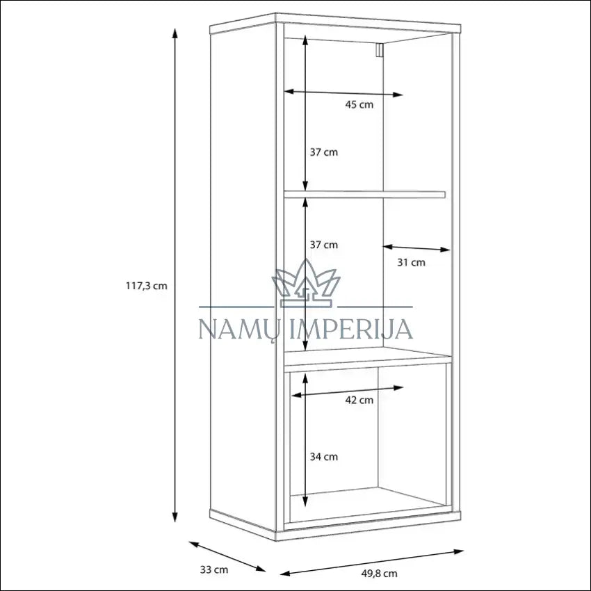 Sieninė spintelė KI1280 €25 Save 80% 25 50, __label:Pristatymas 1 2 d.d., color juoda, ruda, material mediena to €50