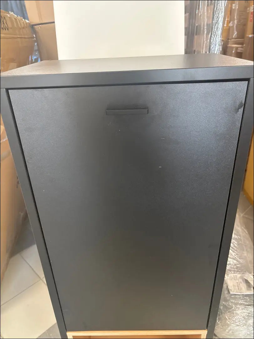 Sieninė spintelė KI1280 - €25 Save 80% 25-50, __label:Pristatymas 1-2 d.d., color-juoda, color-ruda, material-mediena