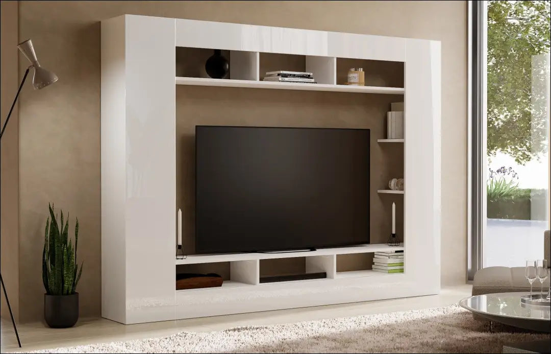 Sieninė TV spintelė SI2112 - €180 Save 50% 100-200, __label:Pristatymas 1-2 d.d., biuro-baldai, color-balta,