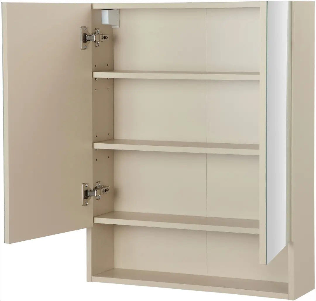 Sieninė veidrodinė vonios spintelė KI1811 - €90 Save 50% 50-100, __label:Pristatymas 1-2 d.d., color-smelio,