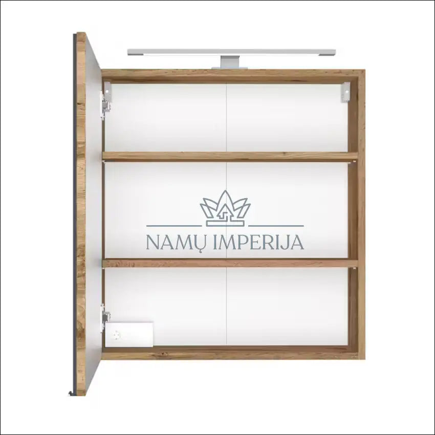 Sieninė vonios spintelė su apšvietimu KI1317 €65 Save 50% 50 100, __label:Pristatymas 1 2 d.d., color ruda, material