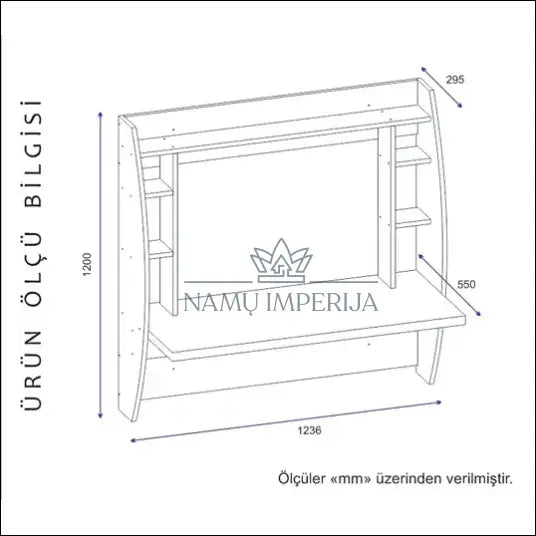 Sieninis darbo stalas BI253 €64 Save 50% 50 100, __label:Pristatymas 1 2 d.d., biuro baldai, stalai, color balta €50