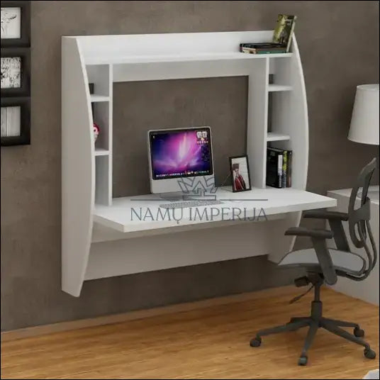 Sieninis darbo stalas BI253 €64 Save 50% 50 100, __label:Pristatymas 1 2 d.d., biuro baldai, stalai, color balta €50
