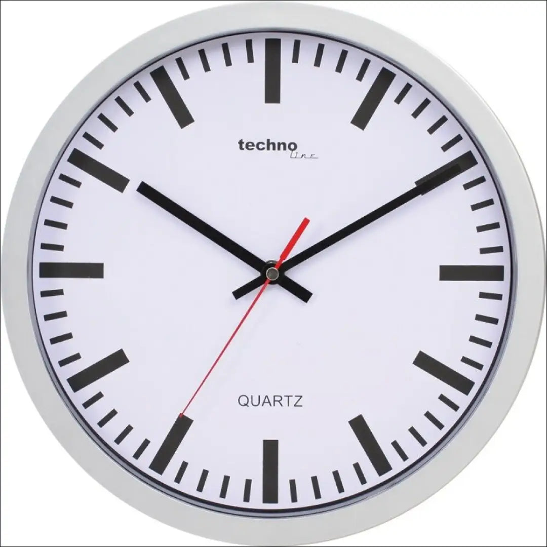 Sieninis laikrodis (30cm) DI9802 - €9 Save 55% __label:Pristatymas 1-2 d.d., color-balta, interjeras, laikrodziai,
