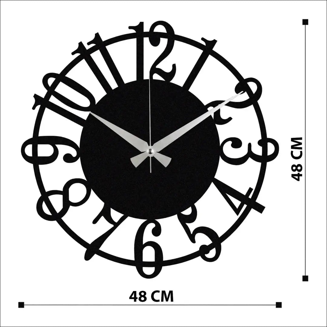 Sieninis laikrodis DA465 - €23 Save 50% __label:Pristatymas 1-2 d.d., interjeras, laikrodziai, under-25 Iki €25 Wall