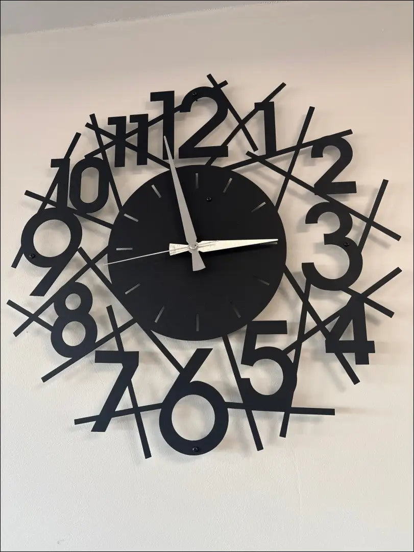 Sieninis laikrodis DI10687 - €20 Save 50% __label:Pristatymas 1-2 d.d., color-juoda, interjeras, laikrodziai,