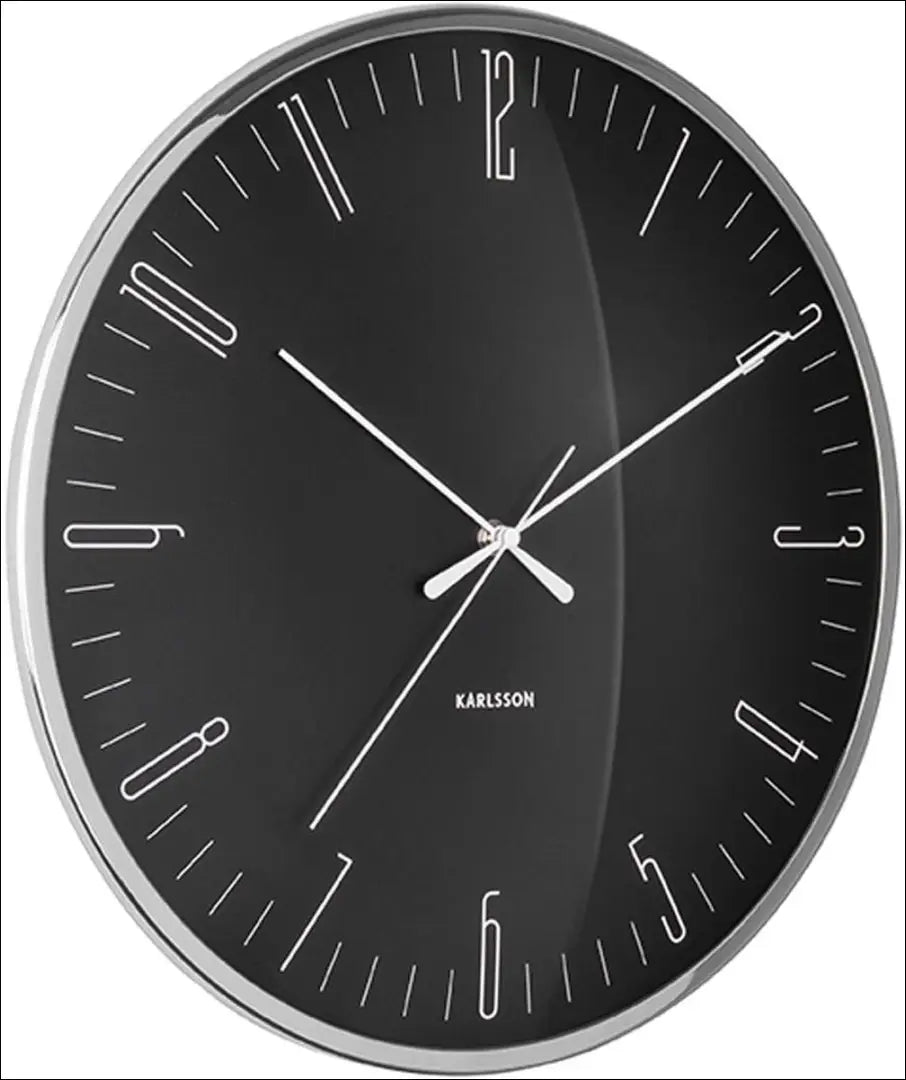 Sieninis laikrodis DI10831 - €32 Save 50% 25-50, __label:Pristatymas 1-2 d.d., color-juoda, color-sidabrine, interjeras