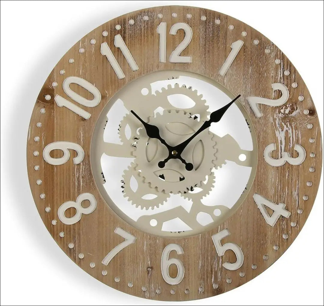 Sieninis laikrodis DI10859 - €35 Save 50% 25-50, __label:Pristatymas 1-2 d.d., color-balta, color-ruda, interjeras €25