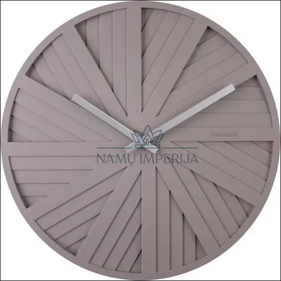 Sieninis laikrodis ’Karlsson’ (40cm) DI10091 - €40 Save 50% 25-50, __label:Pristatymas 1-2 d.d., color-pilka,