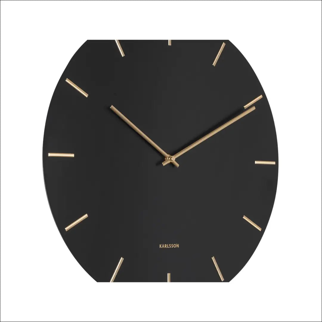 Sieninis laikrodis ’Karlsson’ DI10326 - €58 Save 50% 50-100, __label:Pristatymas 1-2 d.d., color-auksine, color-juoda,