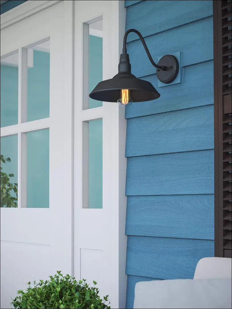 Sieninis lauko šviestuvas DI10277 - €45 Save 50% 25-50, __label:Pristatymas 1-2 d.d., color-juoda, interjeras, baldai