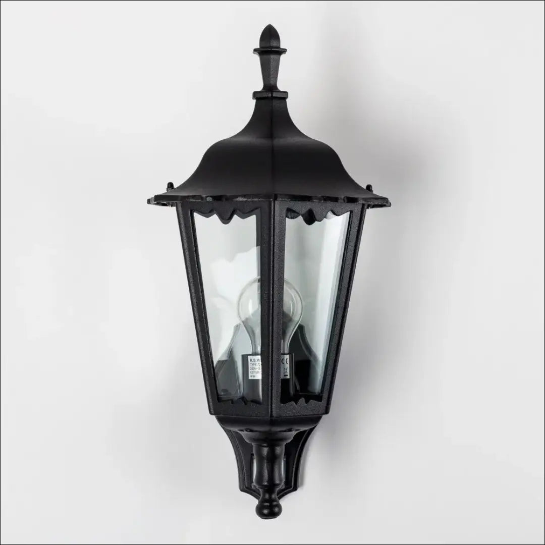 Sieninis lauko šviestuvas DI11182 - €43 Save 50% 25-50, __label:Pristatymas 1-2 d.d., color-juoda, interjeras, baldai