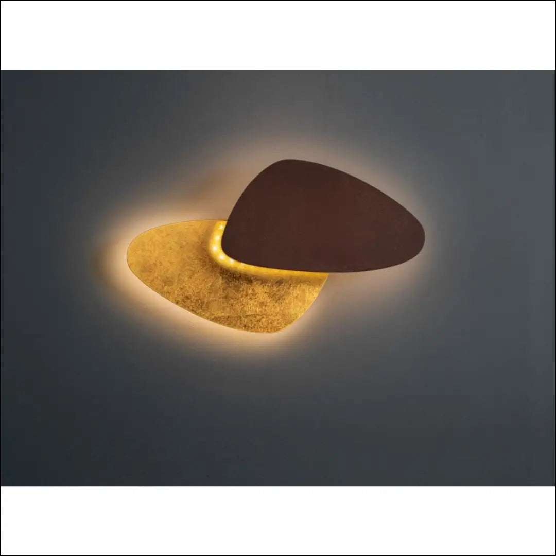 Sieninis LED šviestuvas DI10314 - €83 Save 50% 50-100, __label:Pristatymas 1-2 d.d., color-auksine, color-juoda,