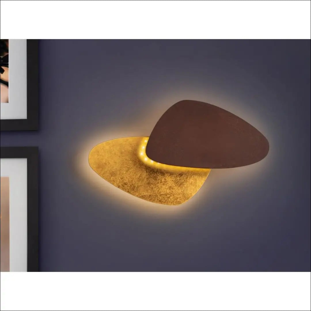 Sieninis LED šviestuvas DI10314 - €83 Save 50% 50-100, __label:Pristatymas 1-2 d.d., color-auksine, color-juoda,