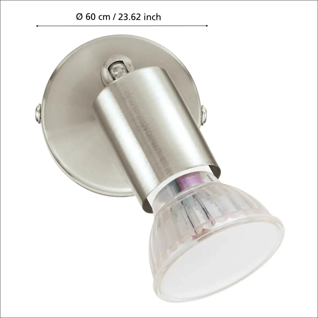 Sieninis LED šviestuvas DI11912 - €9 Save 50% __label:Pristatymas 1-2 d.d., color-sidabrine, interjeras,