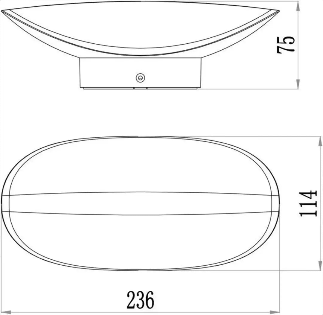 Sieninis LED šviestuvas DI12202 - €20 Save 50% __label:Pristatymas 1-2 d.d., color-pilka, interjeras, lauko baldai,