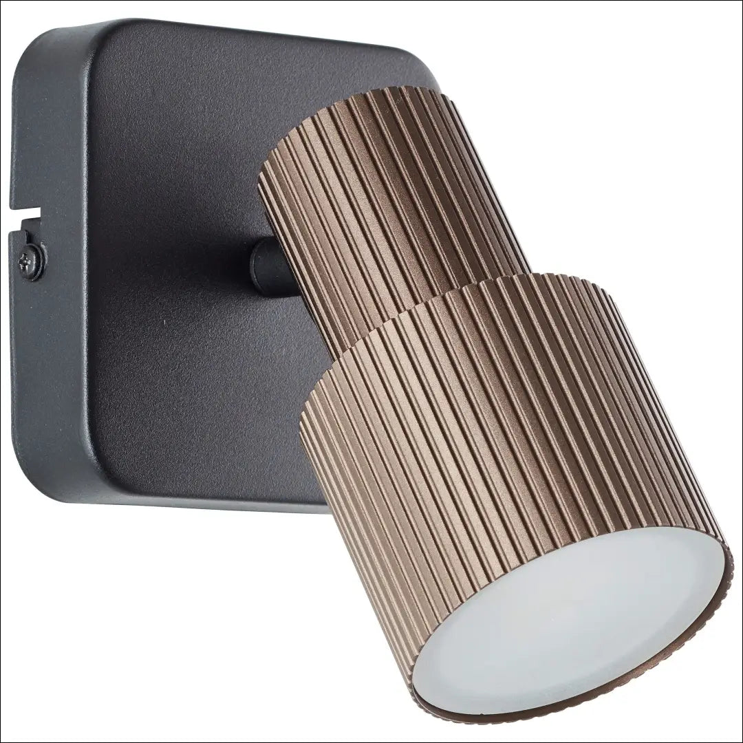 Sieninis LED šviestuvas DI12462 - €27 Save 50% 25-50, __label:Pristatymas 1-2 d.d., color-juoda, color-ruda, interjeras