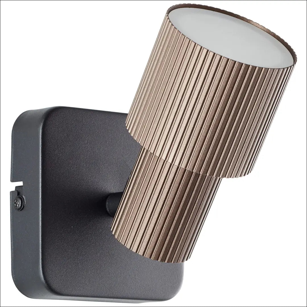 Sieninis LED šviestuvas DI12462 - €27 Save 50% 25-50, __label:Pristatymas 1-2 d.d., color-juoda, color-ruda, interjeras