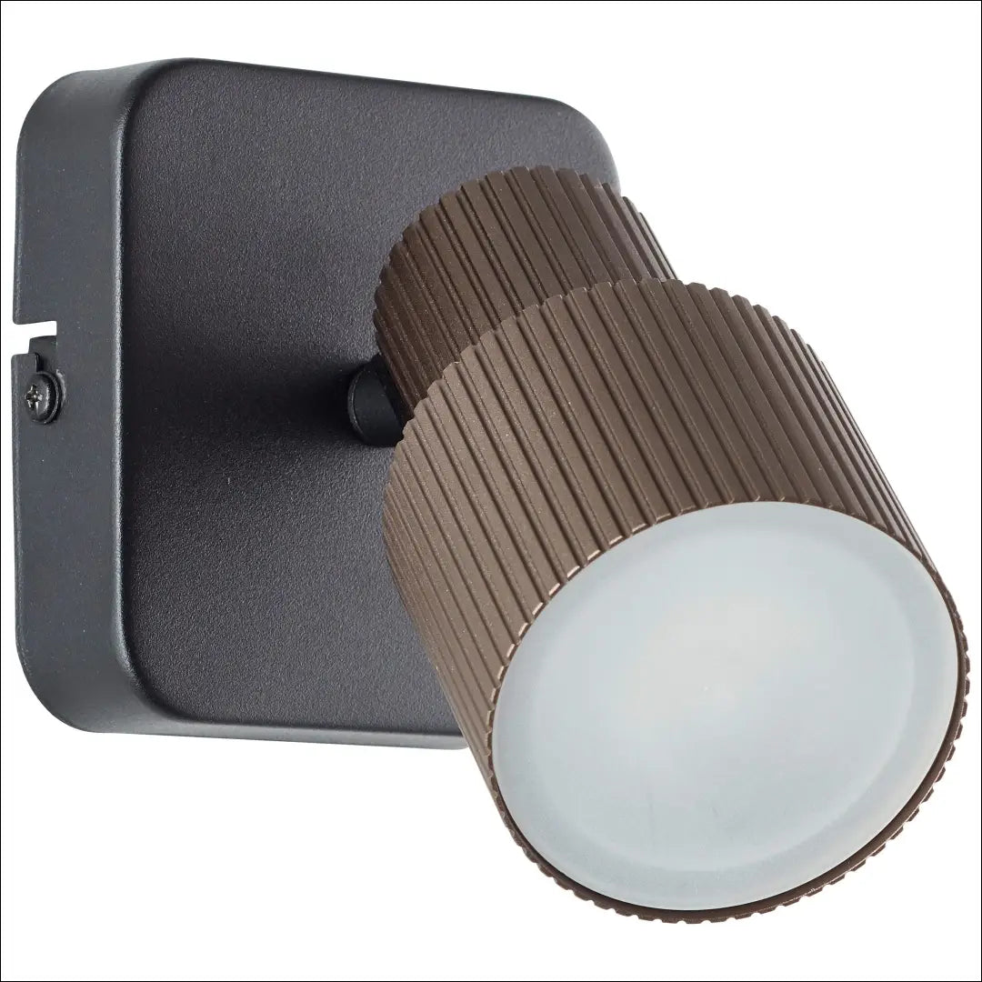 Sieninis LED šviestuvas DI12462 - €27 Save 50% 25-50, __label:Pristatymas 1-2 d.d., color-juoda, color-ruda, interjeras