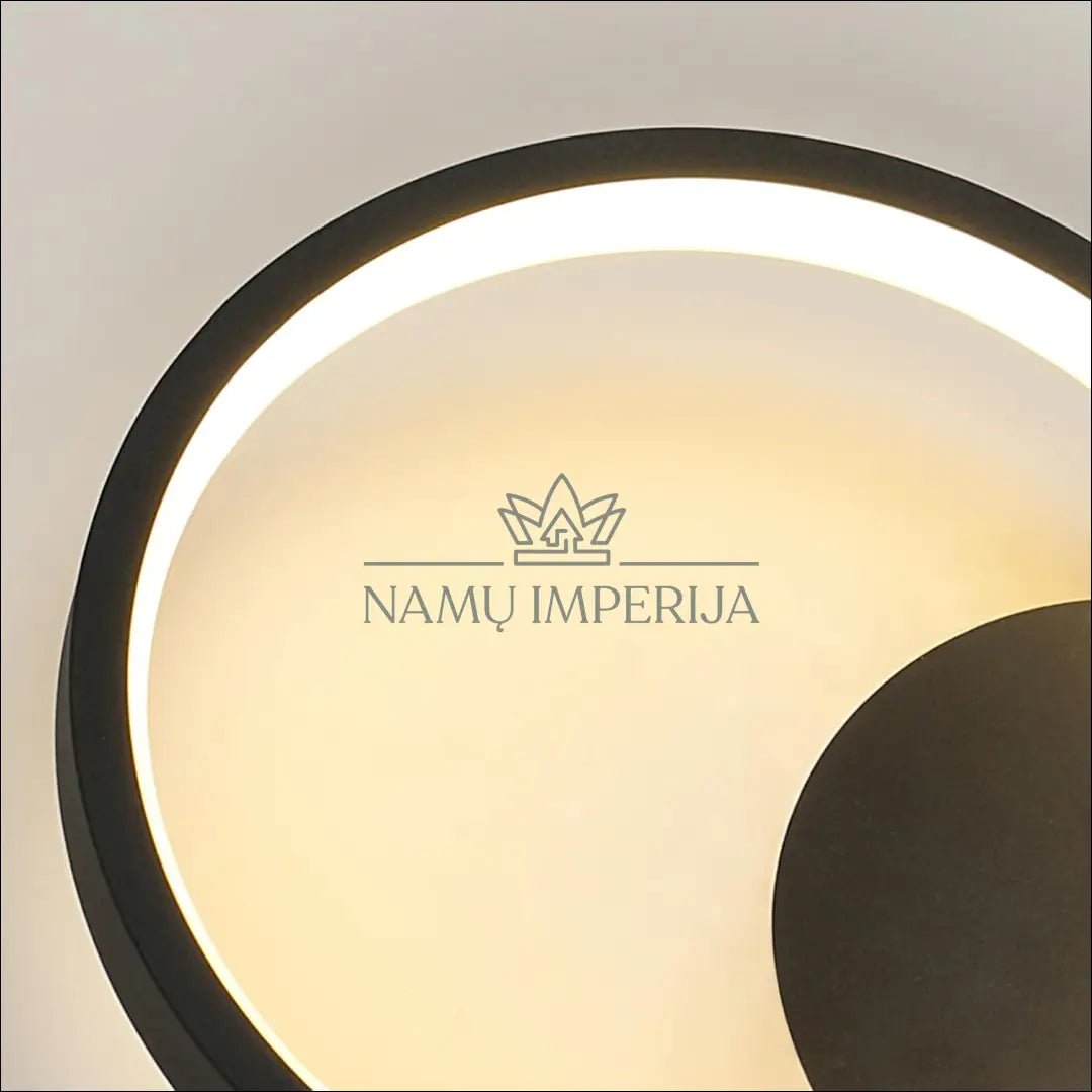 Sieninis LED šviestuvas DI9701 - €24 Save 50% __label:Pristatymas 1-2 d.d., color-juoda, interjeras, material-akrilas,