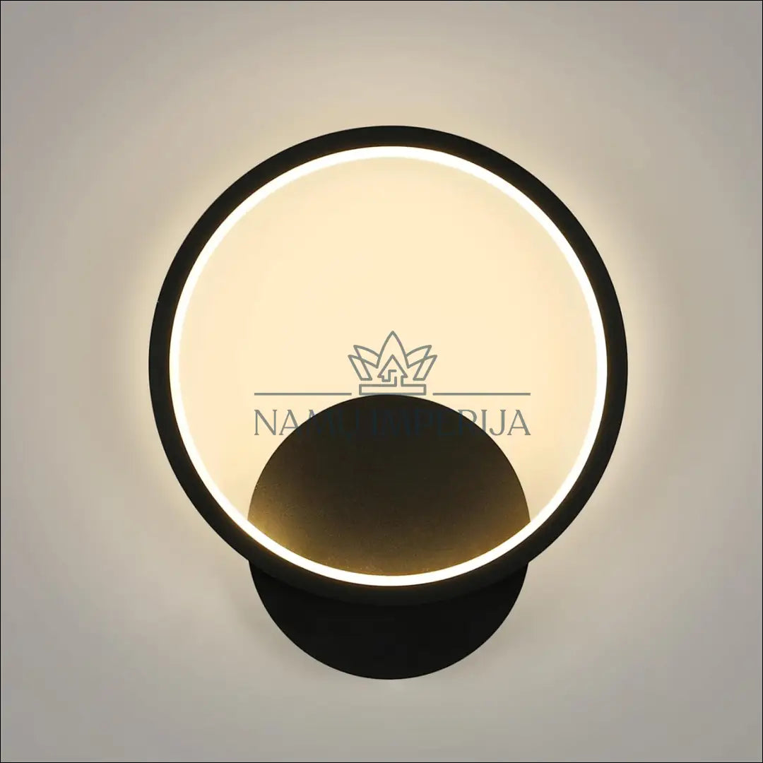 Sieninis LED šviestuvas DI9701 - €24 Save 50% __label:Pristatymas 1-2 d.d., color-juoda, interjeras, material-akrilas,