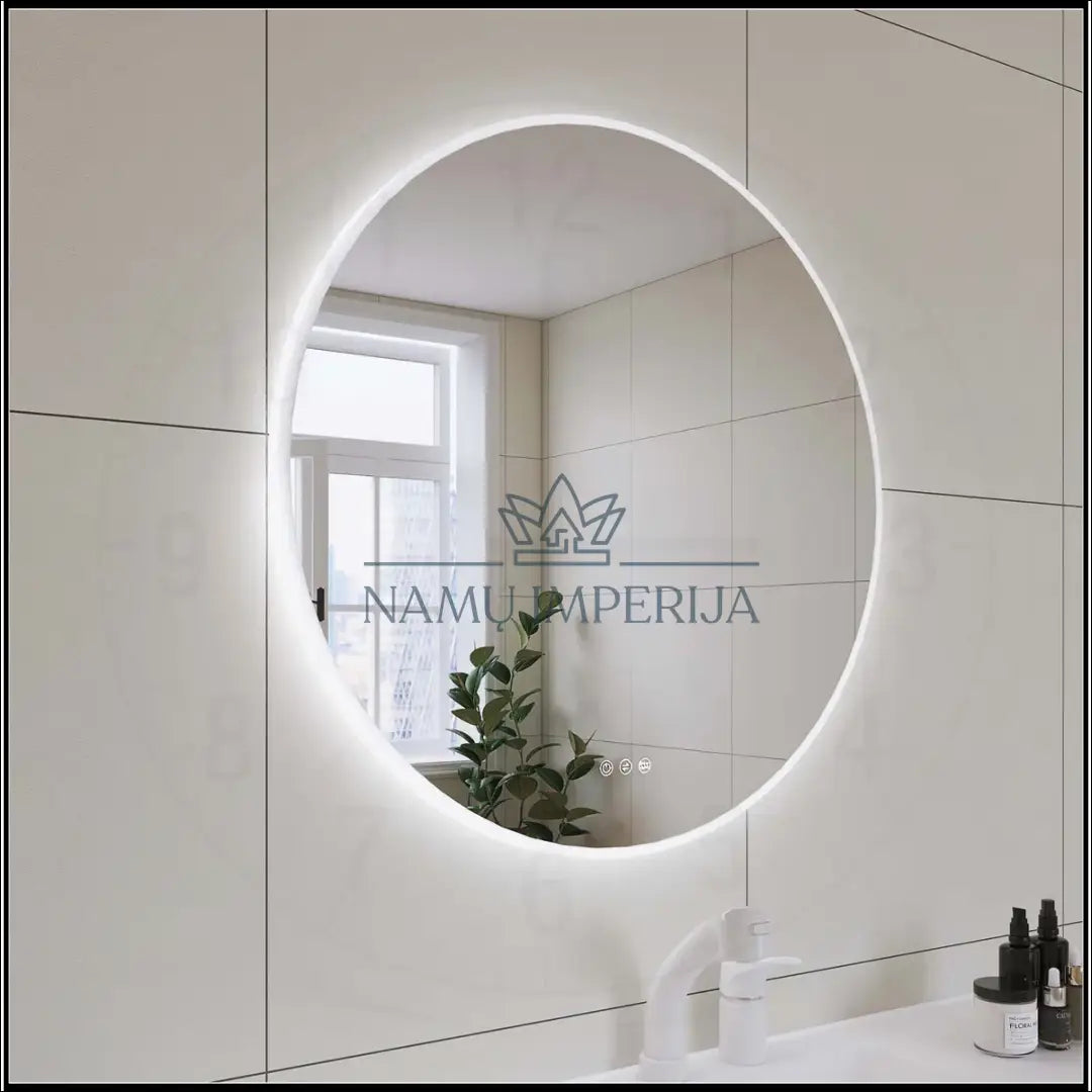 Sieninis LED veidrodis DI9244 - €109 Save 50% 100-200, __label:Pristatymas 1-2 d.d., color-sidabrine, interjeras,