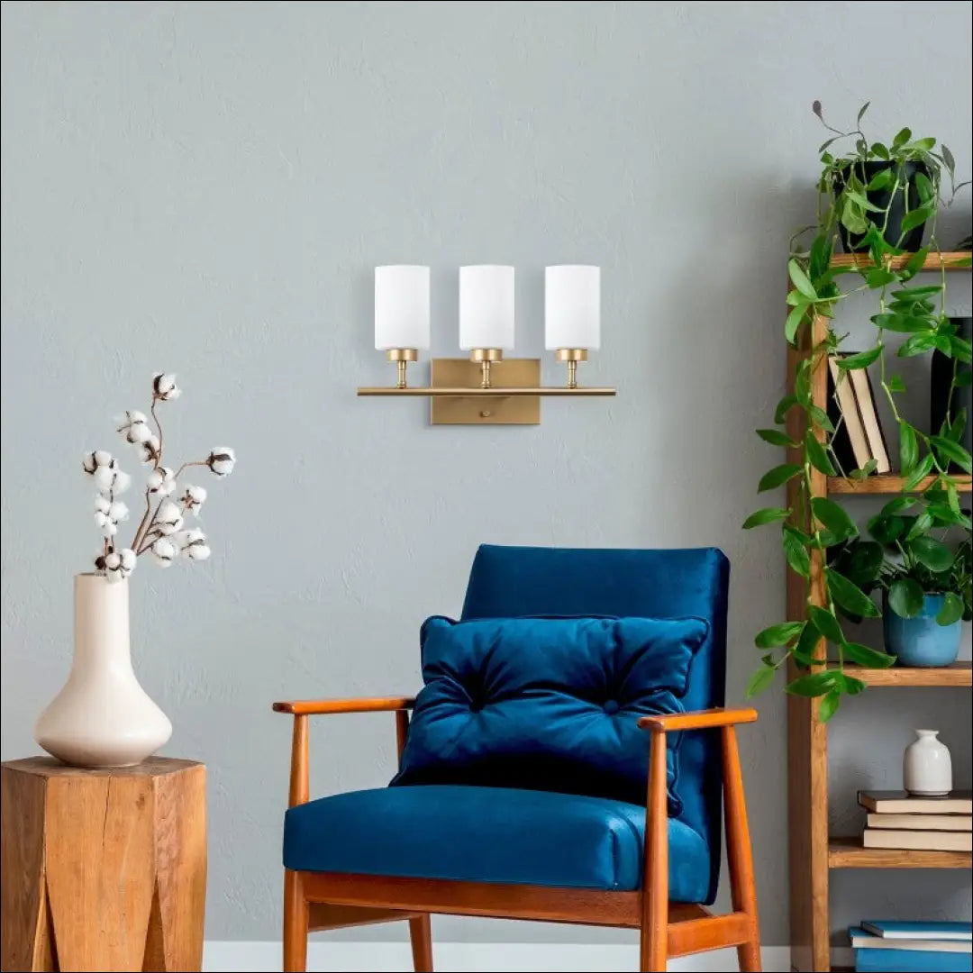Sieninis šviestuvas DI10103 - €48 Save 50% 25-50, __label:Pristatymas 1-2 d.d., color-auksine, color-balta, interjeras