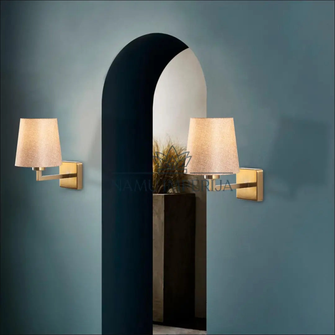 Sieninis šviestuvas DI10244 - €22 Save 50% __label:Pristatymas 1-2 d.d., color-auksine, color-smelio, interjeras,