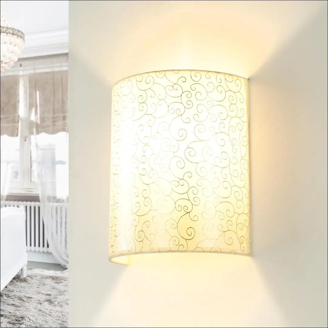 Sieninis šviestuvas DI10980 - €30 Save 50% 25-50, __label:Pristatymas 1-2 d.d., color-auksine, color-kremas, interjeras