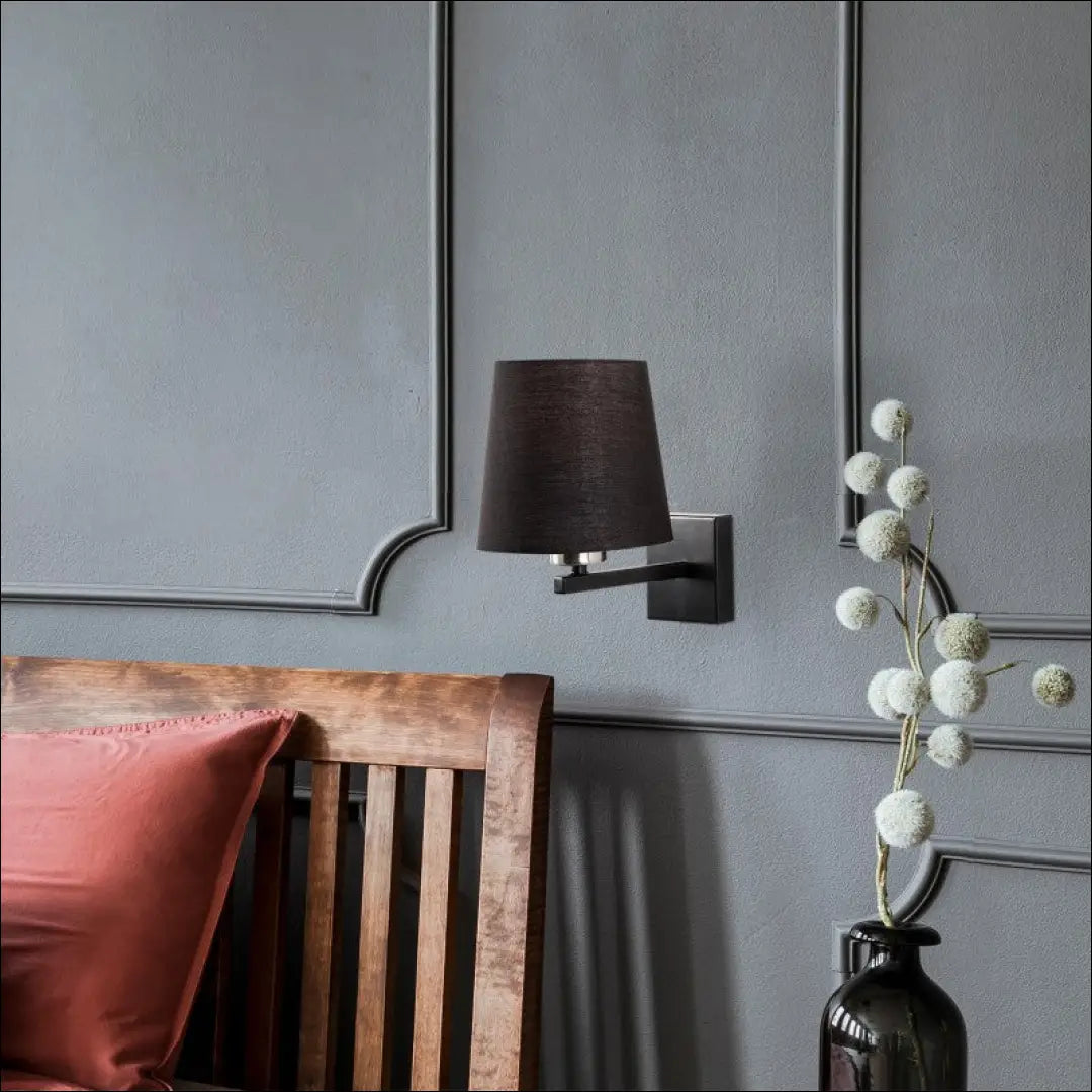 Sieninis šviestuvas DI11028 - €34 Save 50% 25-50, __label:Pristatymas 1-2 d.d., color-juoda, interjeras,