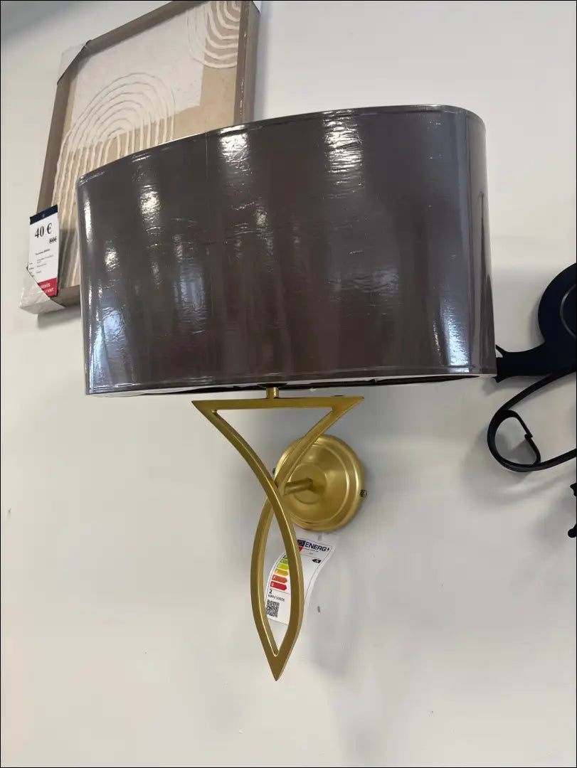 Sieninis šviestuvas DI11177 - €42 Save 50% 25-50, __label:Pristatymas 1-2 d.d., color-auksine, color-ruda, interjeras