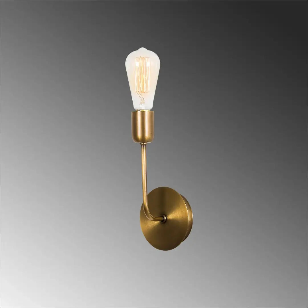 Sieninis šviestuvas DI11901 - €15 Save 50% __label:Pristatymas 1-2 d.d., color-auksine, interjeras, material-metalas,