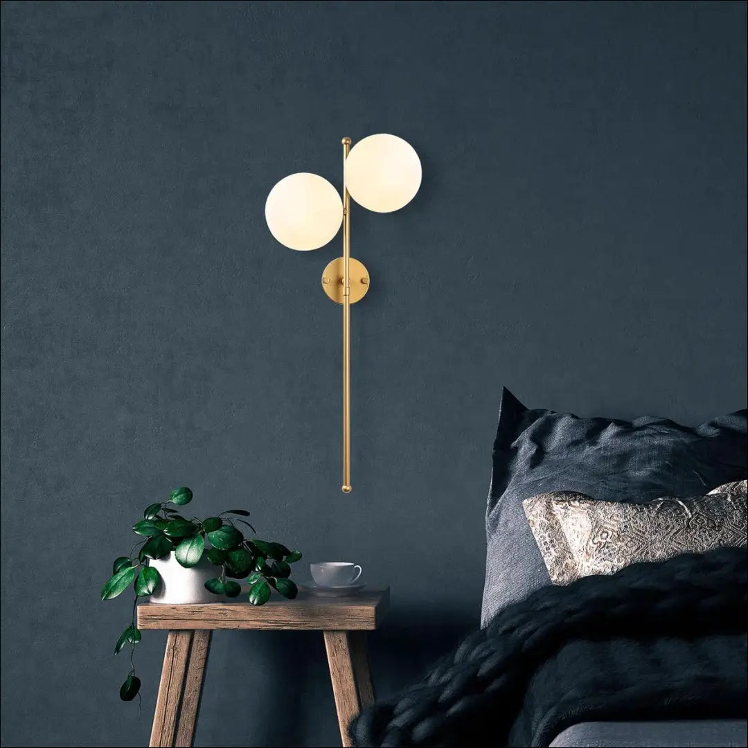 Sieninis šviestuvas DI12146 - €48 Save 50% 25-50, __label:Pristatymas 1-2 d.d., color-auksine, color-balta, interjeras