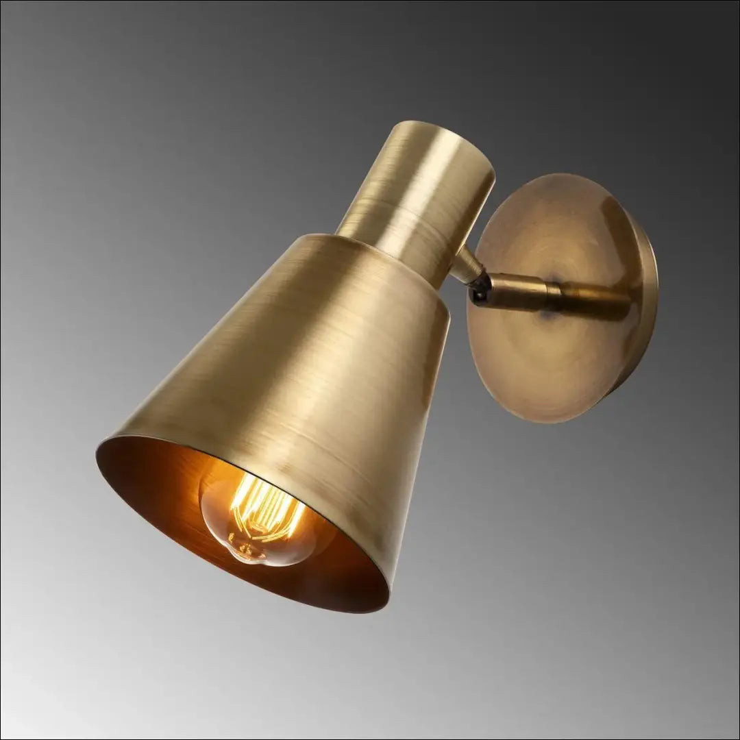 Sieninis šviestuvas DI12264 - €23 Save 50% __label:Pristatymas 1-2 d.d., color-auksine, interjeras, material-metalas,