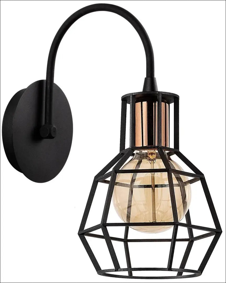 Sieninis šviestuvas DI12265 - €25 Save 50% 25-50, __label:Pristatymas 1-2 d.d., color-auksine, color-juoda, interjeras