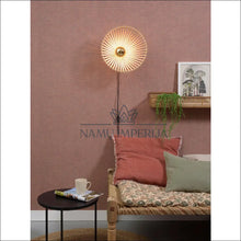 Augšupielādējiet attēlu galerijas skatā Sieninis šviestuvas DI2306 - €48 Save 60% 25-50, color-juoda, color-ruda, color-smelio, interjeras Bambukas | Namų
