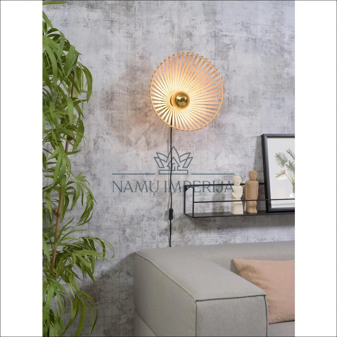 Sieninis šviestuvas DI2306 - €48 Save 60% 25-50, __label:Pristatymas 1-2 d.d., color-juoda, color-ruda, color-smelio