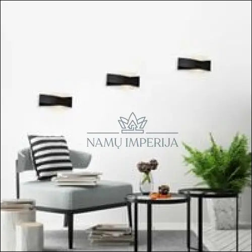 Sieninis šviestuvas DI2959 - €19 Save 70% __label:Pristatymas 1-2 d.d., color-juoda, interjeras, material-metalas,