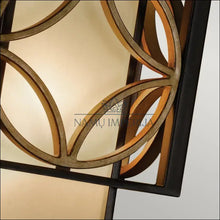 Laadige pilt üles galeriivaatesse Sieninis šviestuvas DI3023 - €88 Save 65% 50-100, color-auksine, color-juoda, interjeras, material-metalas Auksinė

