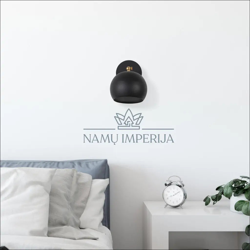 Sieninis šviestuvas DI9830 - €19 Save 50% __label:Pristatymas 1-2 d.d., color-juoda, interjeras, material-metalas,
