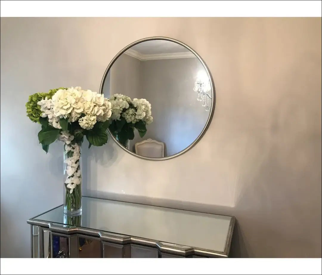 Sieninis veidrodis (77cm) DI10460 - €79 Save 55% 50-100, __label:Pristatymas 1-2 d.d., color-sidabrine, interjeras,