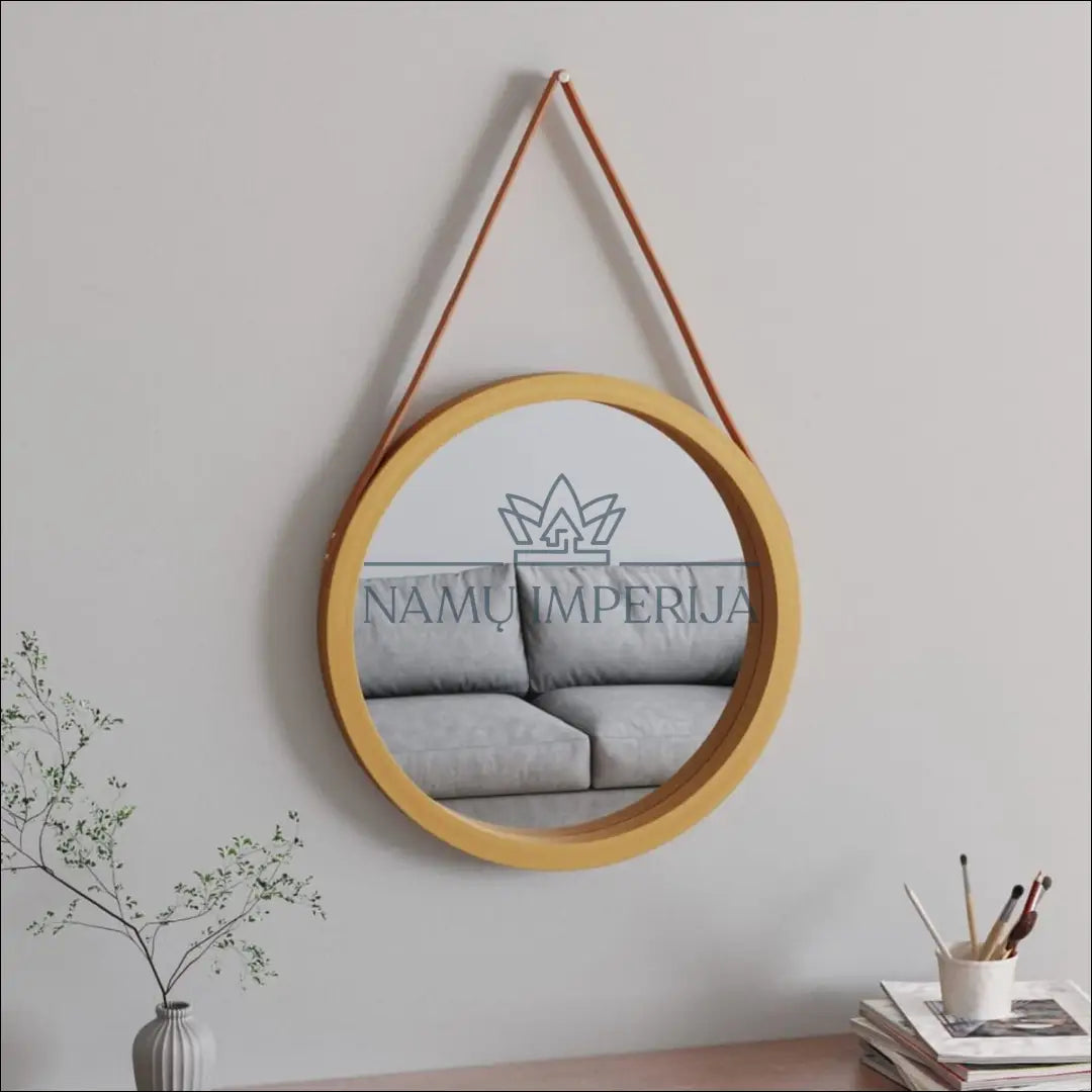 Sieninis veidrodis DI10095 - €29 Save 50% 25-50, __label:Pristatymas 1-2 d.d., color-auksine, color-ruda, interjeras