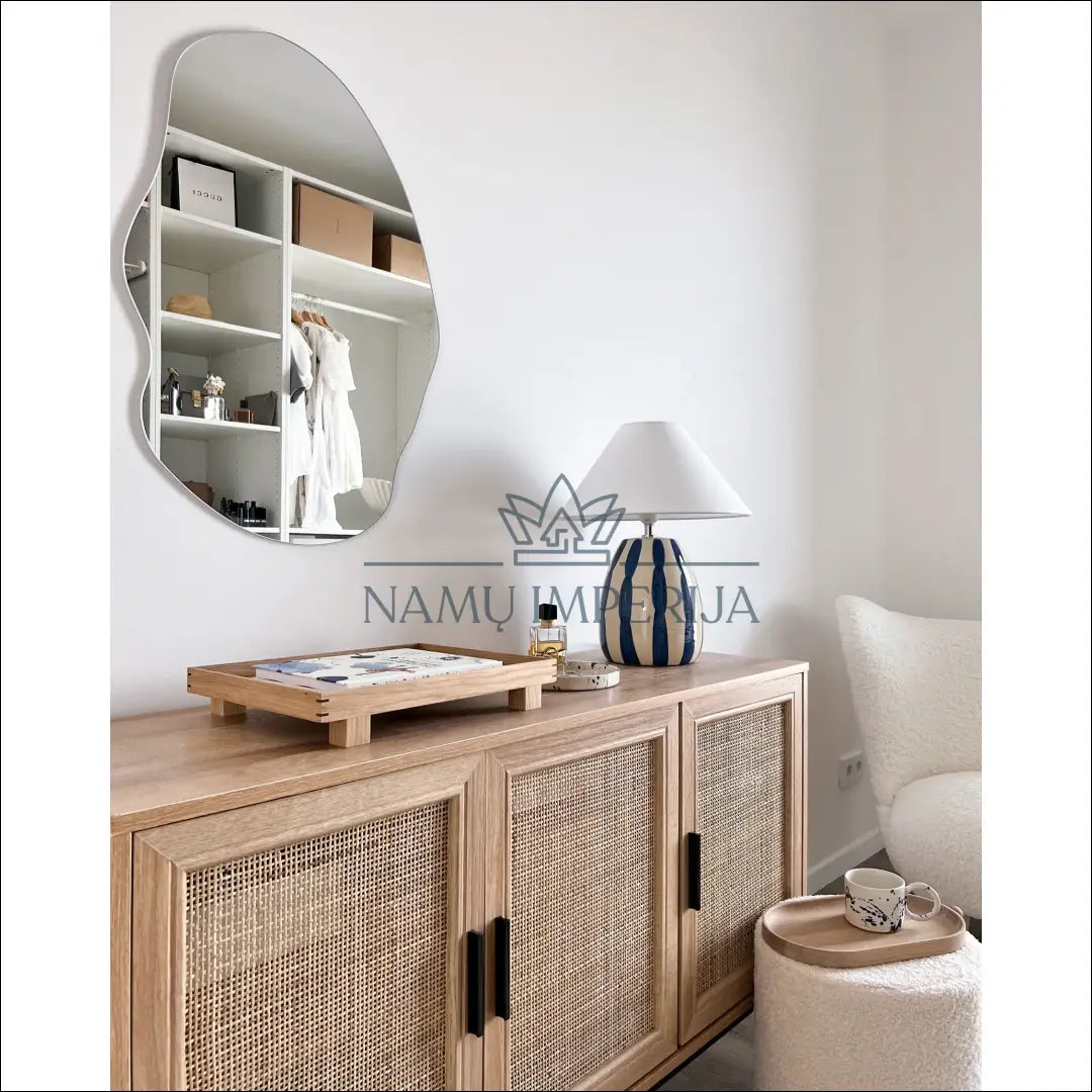 Sieninis veidrodis DI10096 - €45 Save 50% 25-50, __label:Pristatymas 1-2 d.d., color-sidabrine, interjeras,