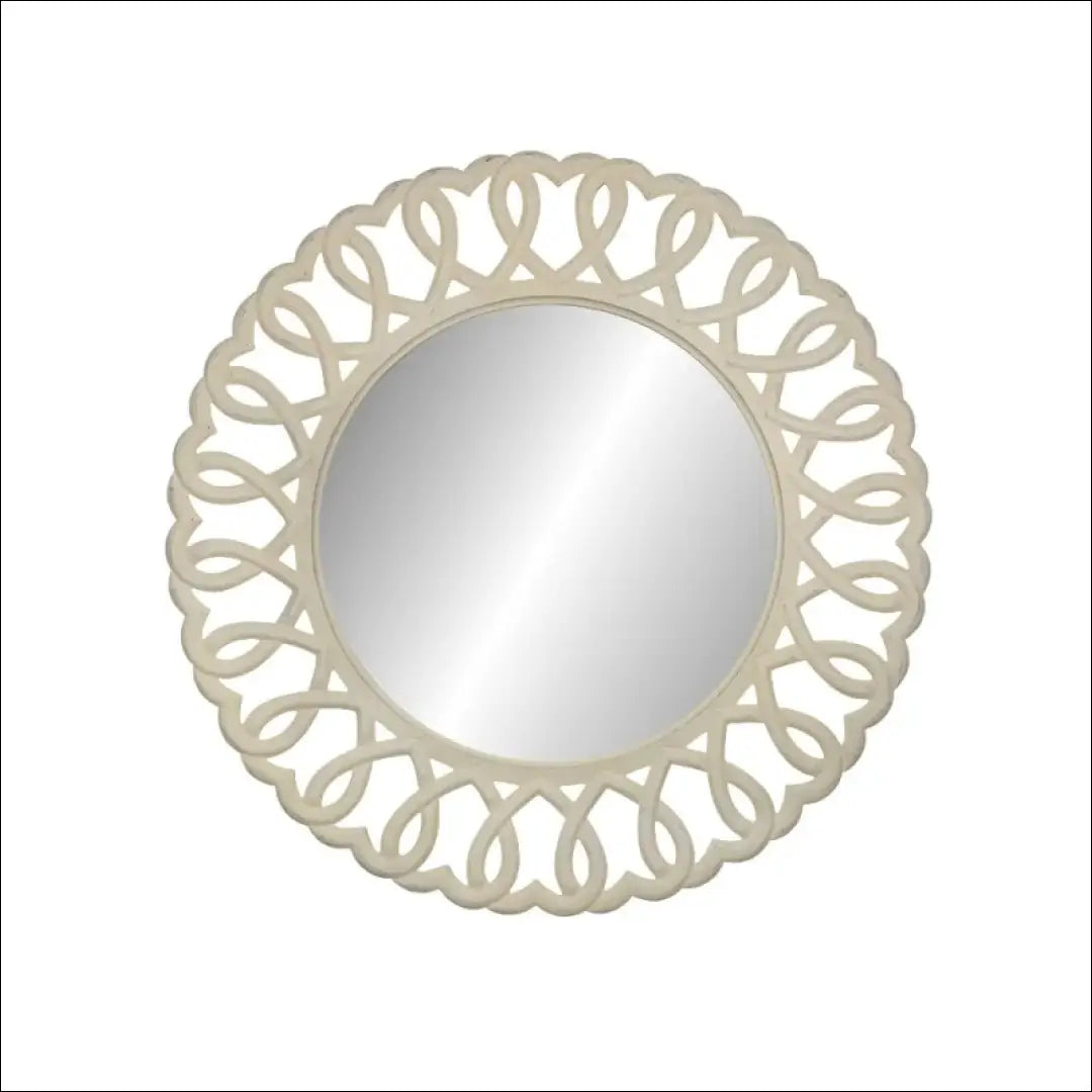 Sieninis veidrodis DI10145 - €80 Save 50% 50-100, __label:Pristatymas 1-2 d.d., color-kremas, interjeras,
