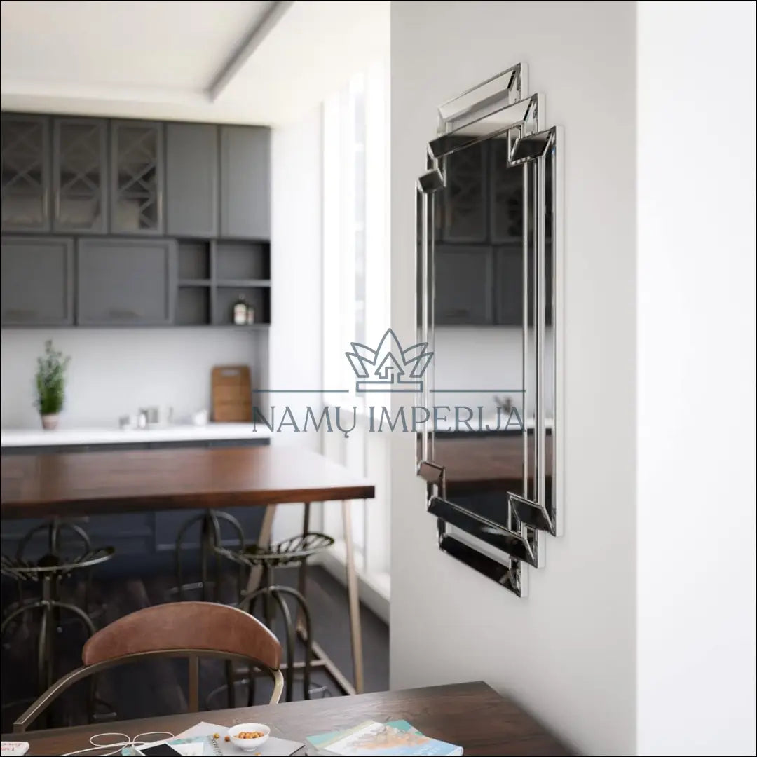 Sieninis veidrodis DI10209 - €180 Save 50% 100-200, __label:Pristatymas 1-2 d.d., color-sidabrine, interjeras,