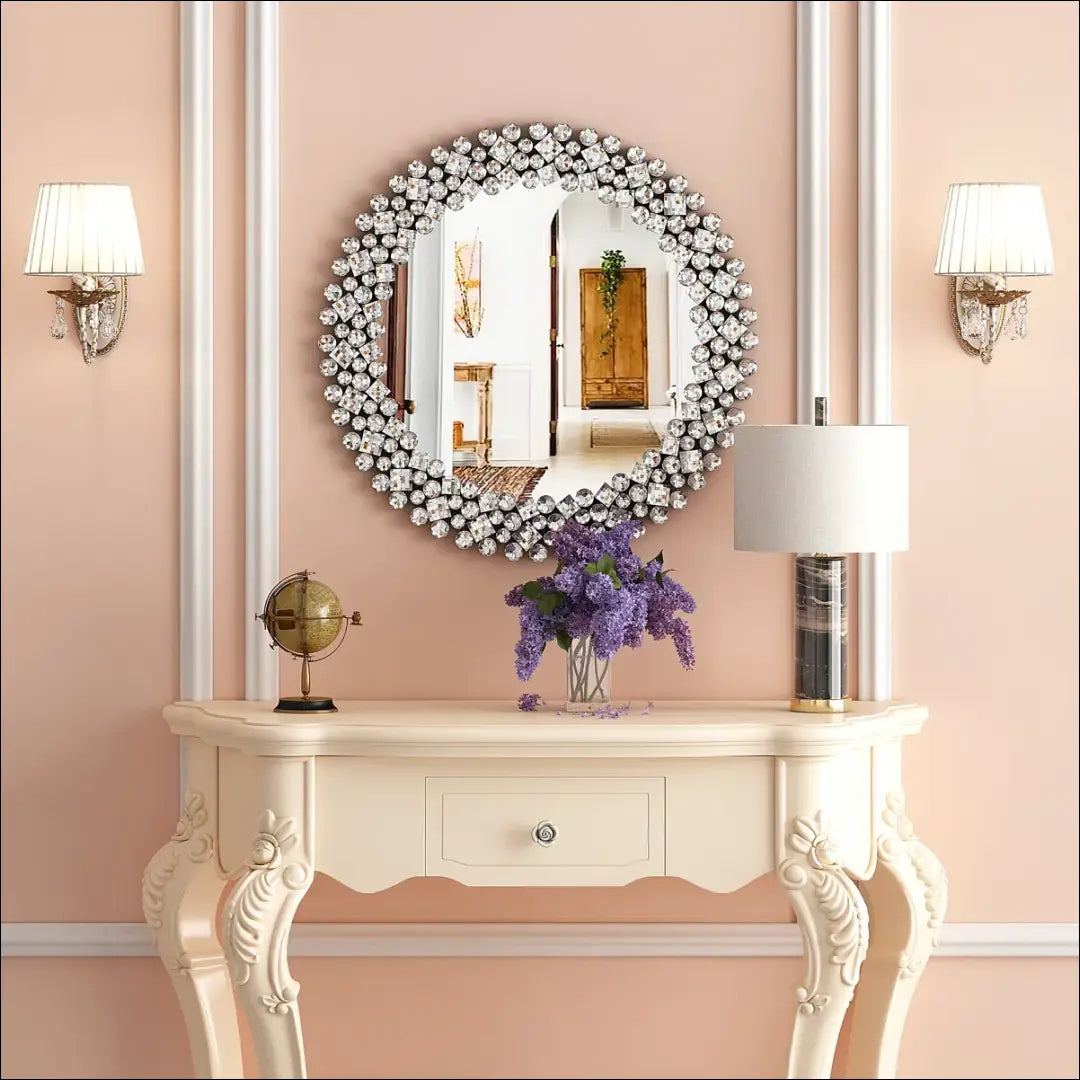 Sieninis veidrodis DI10372 - €85 Save 50% 50-100, __label:Pristatymas 1-2 d.d., color-sidabrine, interjeras,